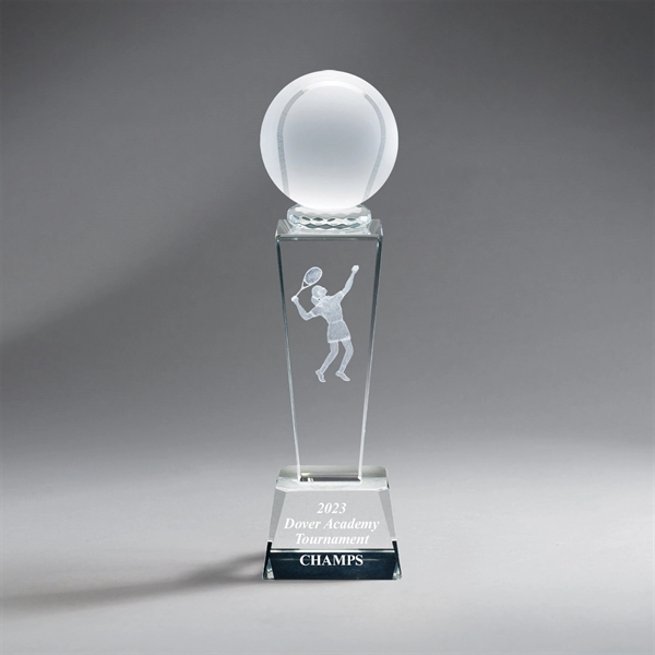 Crystal Column Award with Ball, Female Tennis