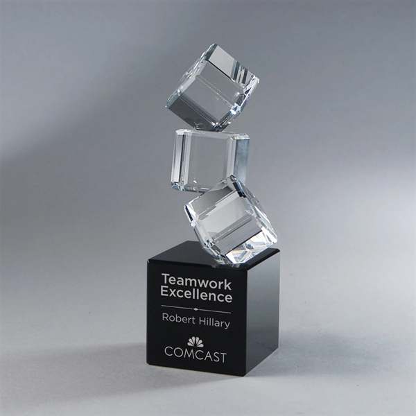 Crystal Cubes on Black Base - Crystal Cubes on Black Base - Image 0 of 0