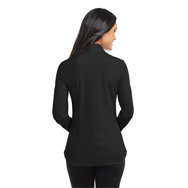 Port Authority Women's Dimension Knit Dress Shirt. - Port Authority Women's Dimension Knit Dress Shirt. - Image 6 of 25