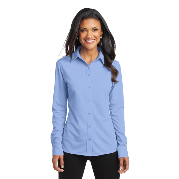 Port Authority Women's Dimension Knit Dress Shirt. - Port Authority Women's Dimension Knit Dress Shirt. - Image 23 of 25