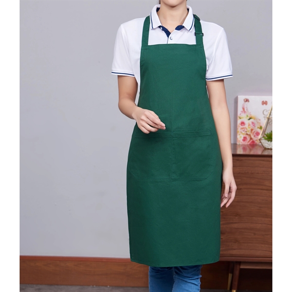 12 oz. 100% Cotton Waterproof Kitchen Apron w/ 2 Pockets - 12 oz. 100% Cotton Waterproof Kitchen Apron w/ 2 Pockets - Image 6 of 10