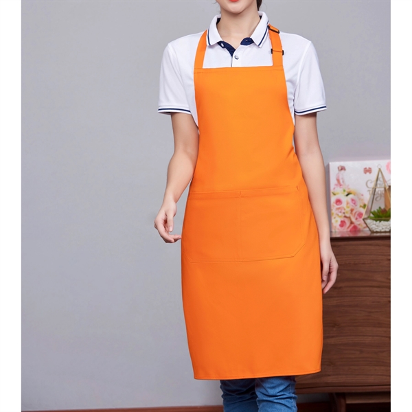 12 oz. 100% Cotton Waterproof Kitchen Apron w/ 2 Pockets - 12 oz. 100% Cotton Waterproof Kitchen Apron w/ 2 Pockets - Image 7 of 10