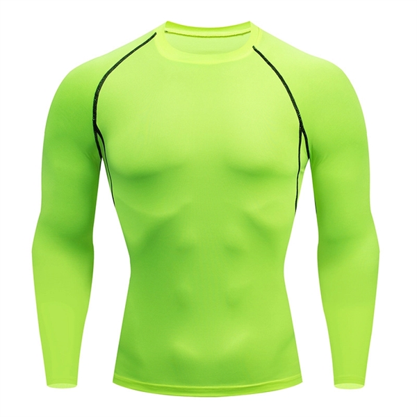 Men's Thermal Long Sleeve Compression Shirts - Men's Thermal Long Sleeve Compression Shirts - Image 1 of 11
