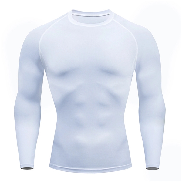 Men's Thermal Long Sleeve Compression Shirts - Men's Thermal Long Sleeve Compression Shirts - Image 2 of 11