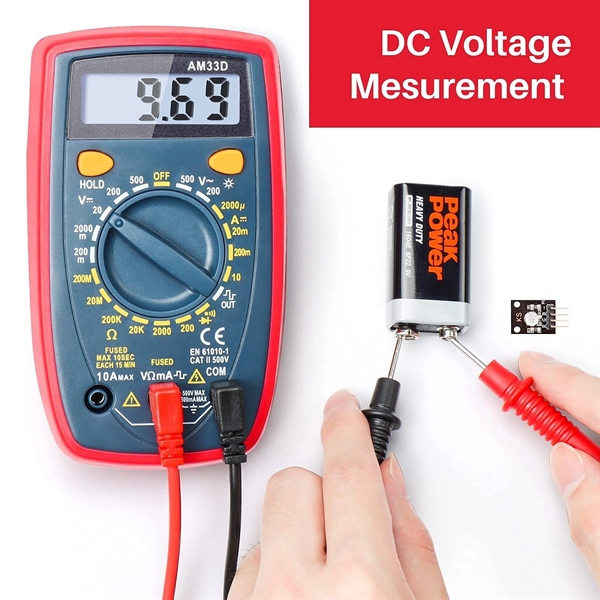 Digital Multimeter with DC AC Voltmeter - Digital Multimeter with DC AC Voltmeter - Image 2 of 5