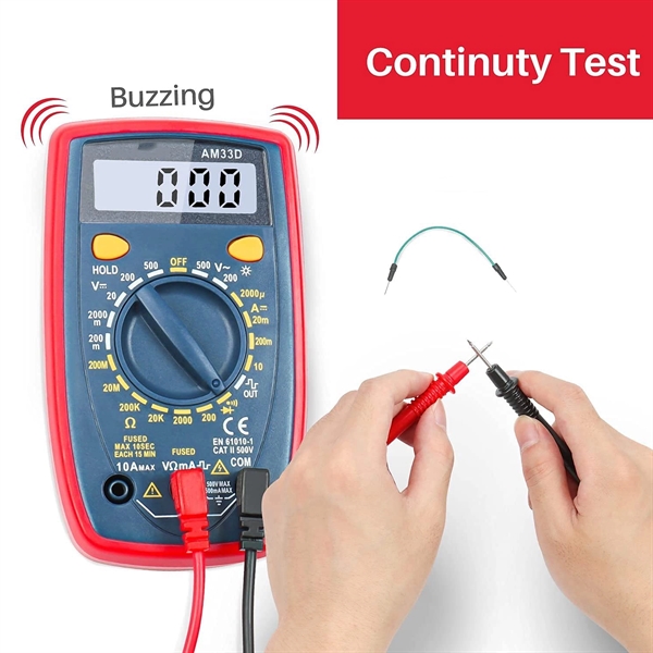 Digital Multimeter with DC AC Voltmeter - Digital Multimeter with DC AC Voltmeter - Image 4 of 5