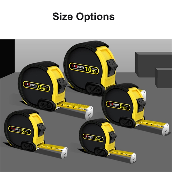 16 ft 5m Retractable Tape Measure With Metric and Imperial - 16 ft 5m Retractable Tape Measure With Metric and Imperial - Image 1 of 4