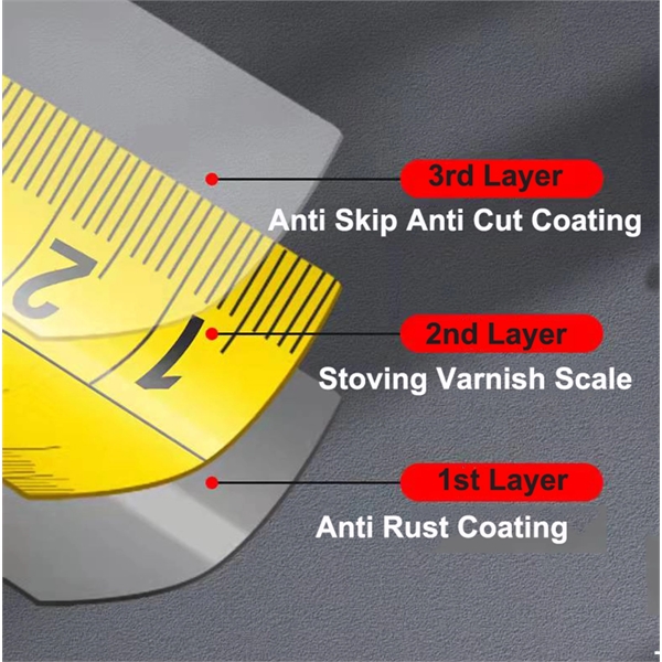 16 ft 5m Retractable Tape Measure With Metric and Imperial - 16 ft 5m Retractable Tape Measure With Metric and Imperial - Image 3 of 4