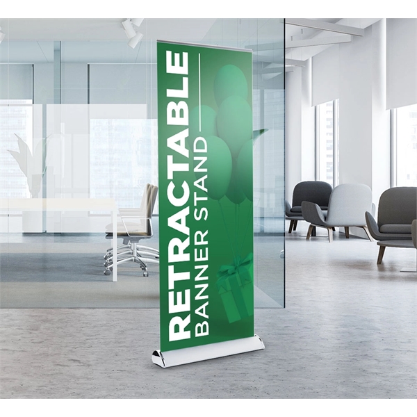 High Quality Retractable Stand (36" x 78") - High Quality Retractable Stand (36" x 78") - Image 0 of 4
