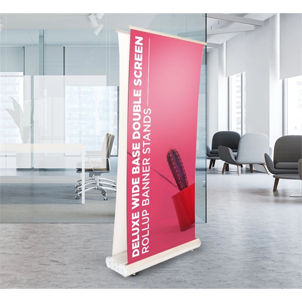 Double sided Retractable Banner Stands (2.5Ft x 6.5Ft) - Double sided Retractable Banner Stands (2.5Ft x 6.5Ft) - Image 0 of 4