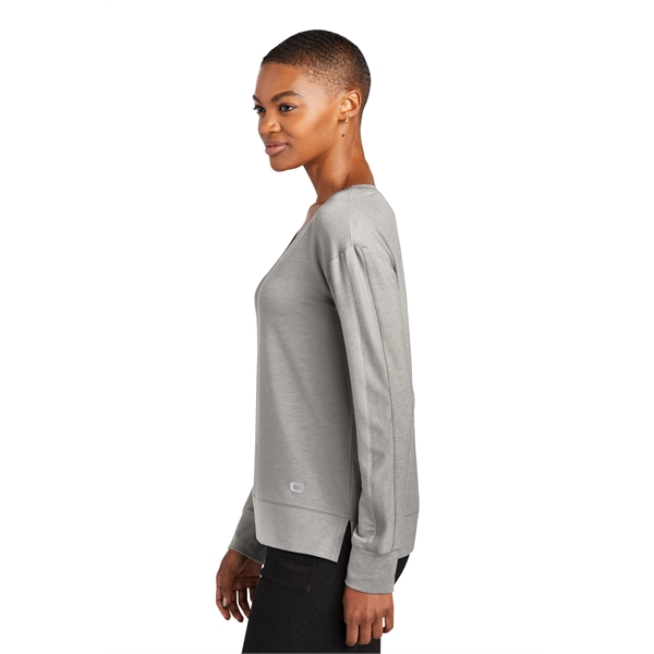 OGIO Women's Luuma Flex Long Sleeve V-Neck - OGIO Women's Luuma Flex Long Sleeve V-Neck - Image 13 of 15