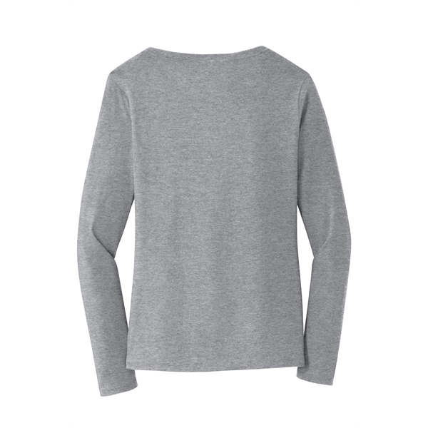 Port & Company Women's Long Sleeve Fan Favorite V-Neck Tee. - Port & Company Women's Long Sleeve Fan Favorite V-Neck Tee. - Image 57 of 63