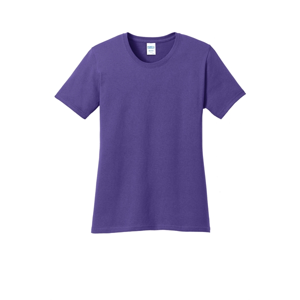 Port & Company Women's Core Cotton Tee. - Port & Company Women's Core Cotton Tee. - Image 143 of 144