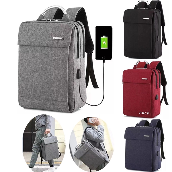 15.6 " Laptop Backpack with USB port - 15.6 " Laptop Backpack with USB port - Image 0 of 5