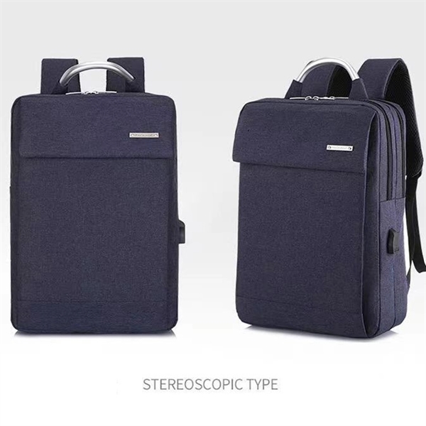 15.6 " Laptop Backpack with USB port - 15.6 " Laptop Backpack with USB port - Image 3 of 5