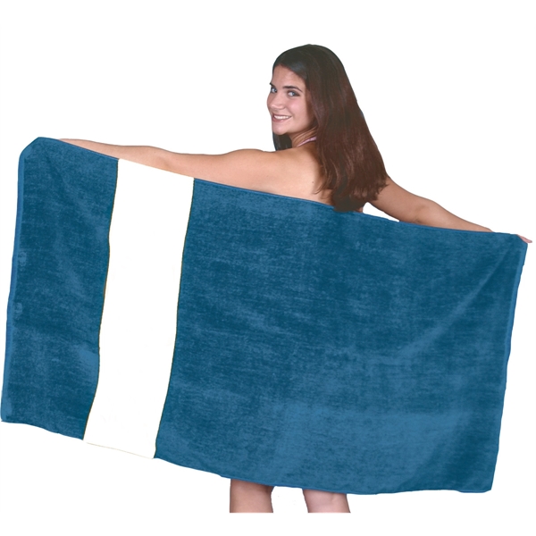 Rugby Stripe Beach/Bath Towel - Rugby Stripe Beach/Bath Towel - Image 4 of 11