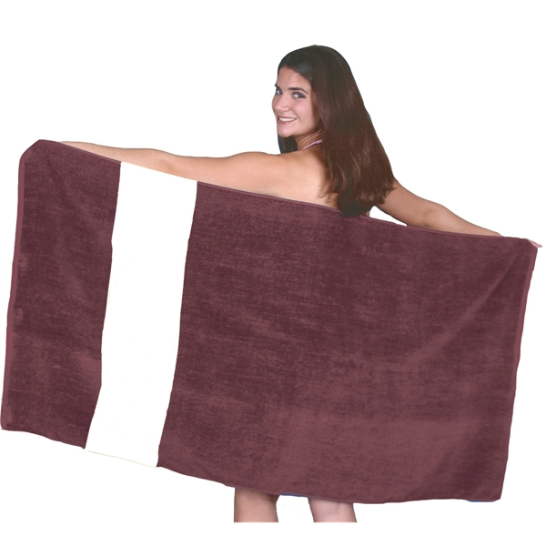 Rugby Stripe Beach/Bath Towel - Rugby Stripe Beach/Bath Towel - Image 7 of 11