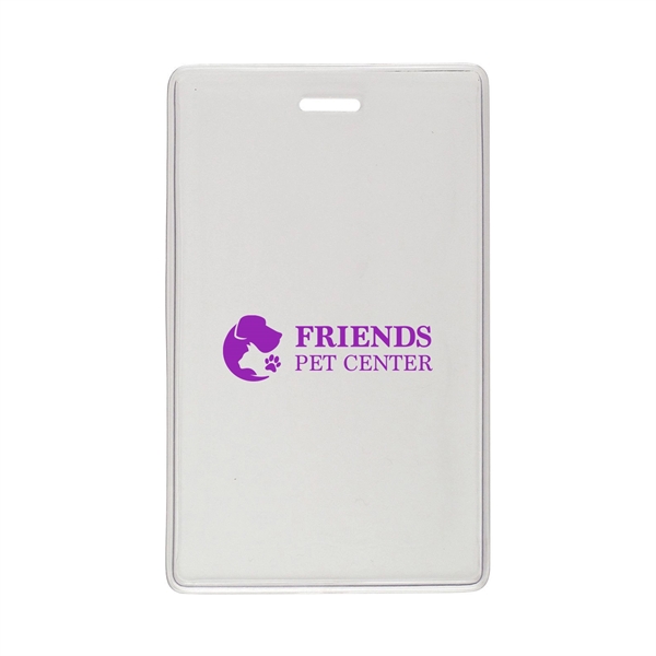 Vinyl Vertical Proximity Card Holder - Vinyl Vertical Proximity Card Holder - Image 0 of 1
