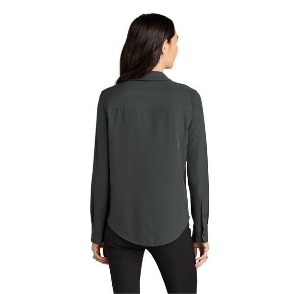 Mercer+Mettle Women's Stretch Crepe Long Sleeve Camp - Mercer+Mettle Women's Stretch Crepe Long Sleeve Camp - Image 1 of 20