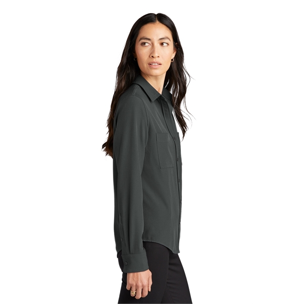 Mercer+Mettle Women's Stretch Crepe Long Sleeve Camp - Mercer+Mettle Women's Stretch Crepe Long Sleeve Camp - Image 2 of 20