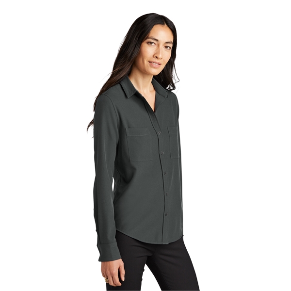 Mercer+Mettle Women's Stretch Crepe Long Sleeve Camp - Mercer+Mettle Women's Stretch Crepe Long Sleeve Camp - Image 4 of 20