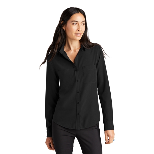 Mercer+Mettle Women's Stretch Crepe Long Sleeve Camp - Mercer+Mettle Women's Stretch Crepe Long Sleeve Camp - Image 5 of 20