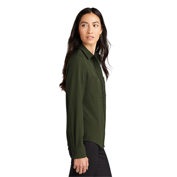 Mercer+Mettle Women's Stretch Crepe Long Sleeve Camp - Mercer+Mettle Women's Stretch Crepe Long Sleeve Camp - Image 17 of 20