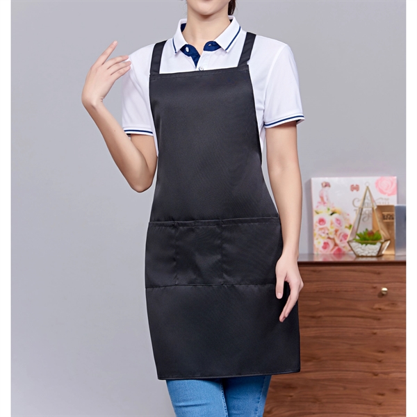 12 oz Woven knitted Kitchen Apron w/ Back support & 2 pocket - 12 oz Woven knitted Kitchen Apron w/ Back support & 2 pocket - Image 7 of 7