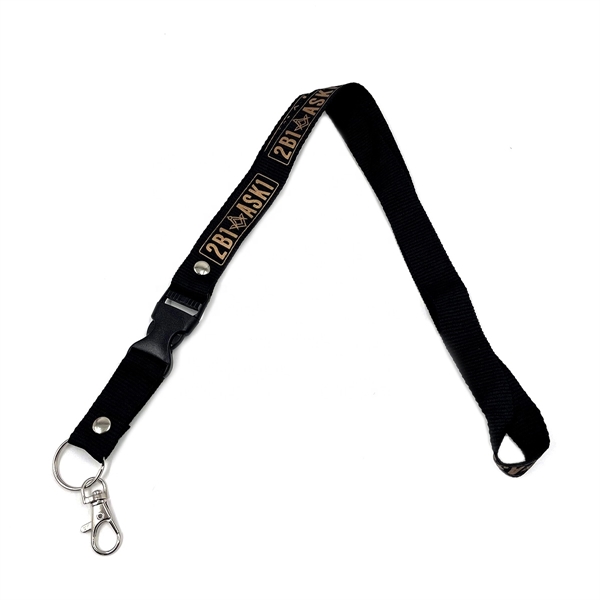 Custom Polyester Lanyards With Logo - Custom Polyester Lanyards With Logo - Image 3 of 4