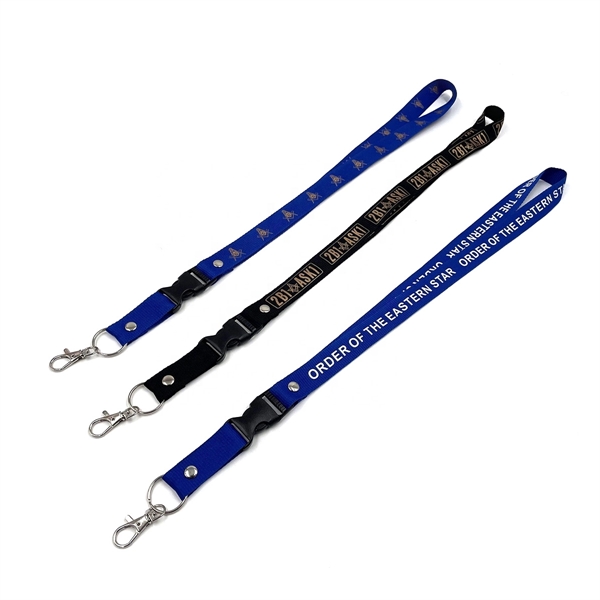 Custom Polyester Lanyards With Logo - Custom Polyester Lanyards With Logo - Image 0 of 4