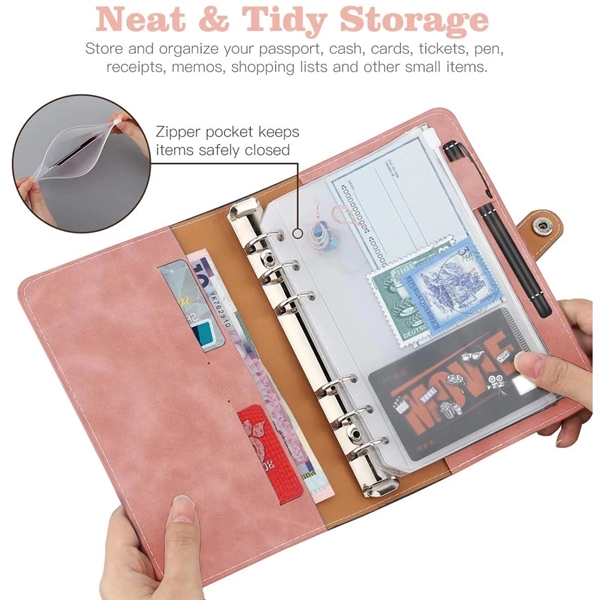 Leather Notebook Binder - Leather Notebook Binder - Image 1 of 8