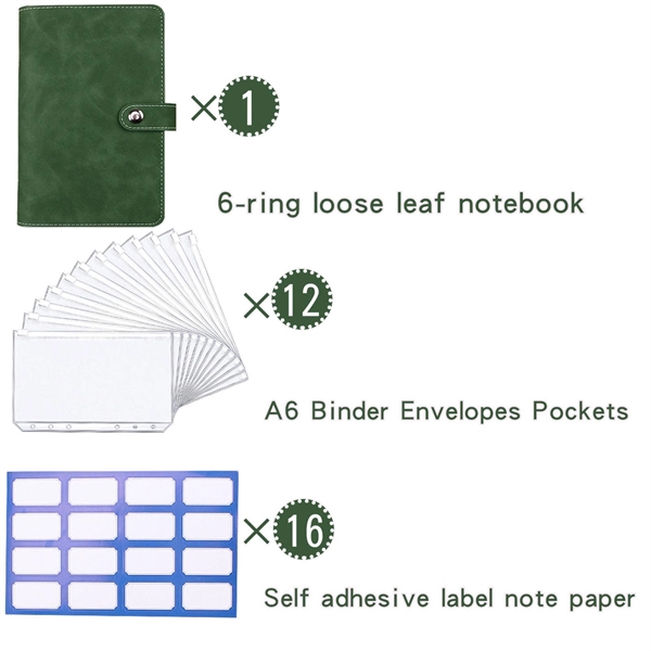 Leather Notebook Binder - Leather Notebook Binder - Image 5 of 8