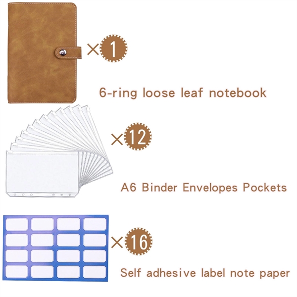 Leather Notebook Binder - Leather Notebook Binder - Image 6 of 8