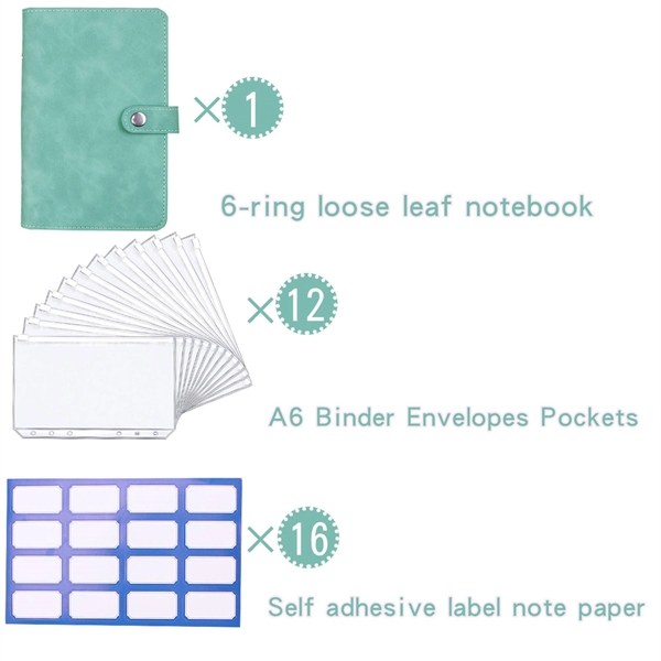 Leather Notebook Binder - Leather Notebook Binder - Image 7 of 8