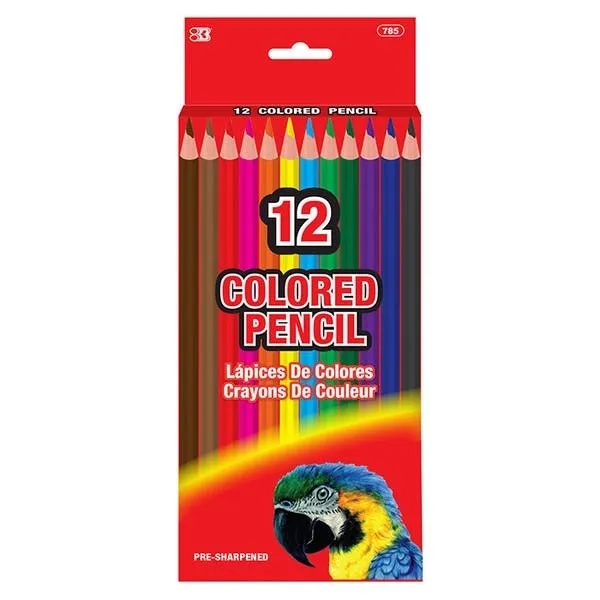 Colored Pencils - 12 Count Pre-sharpened