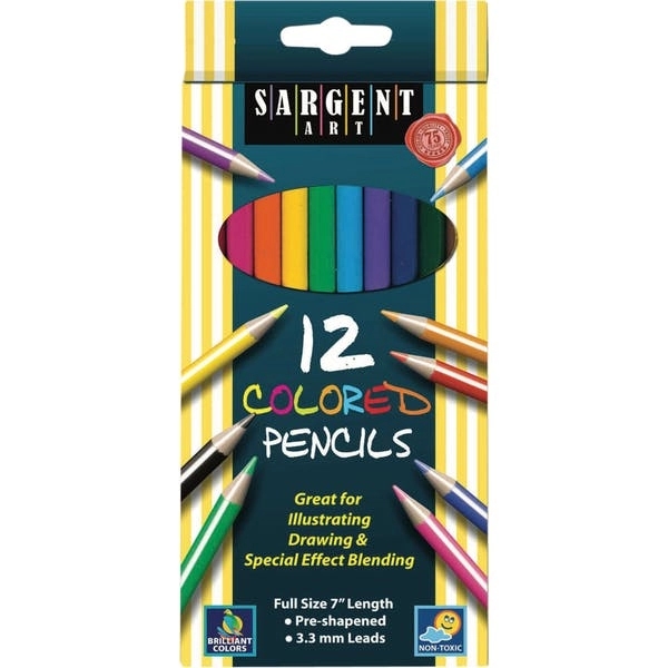 Colored Pencils - 12 Count Pre-sharpened