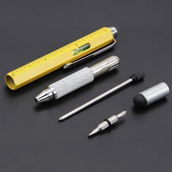 6 in 1 Multi-functional Stylus Pen - 6 in 1 Multi-functional Stylus Pen - Image 1 of 6