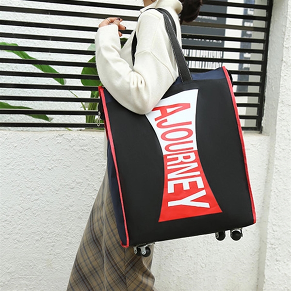 Large Capacity Rolling Tote - Large Capacity Rolling Tote - Image 3 of 6