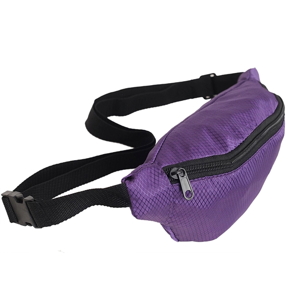 Waterproof Ribstop Waist Fanny Packs w/ 1 Zipper (13"x6") - Waterproof Ribstop Waist Fanny Packs w/ 1 Zipper (13"x6") - Image 12 of 18