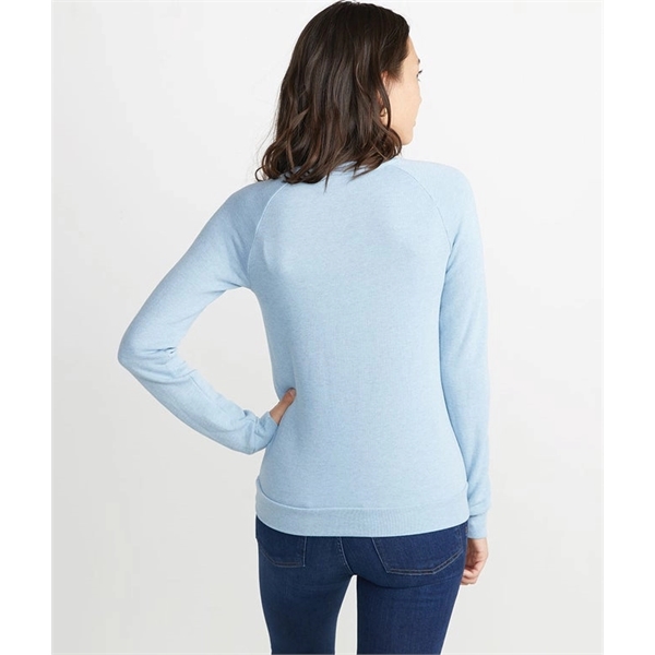 Marine Layer - Custom Dyed Women's Sherpa Crew Pullover - Marine Layer - Custom Dyed Women's Sherpa Crew Pullover - Image 3 of 4