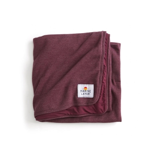 Marine Layer - Custom Dyed Signature Lined Blanket - Marine Layer - Custom Dyed Signature Lined Blanket - Image 2 of 3
