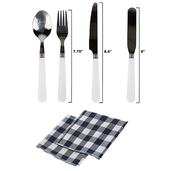 Outdoor Picnic Tableware Set - Outdoor Picnic Tableware Set - Image 3 of 5