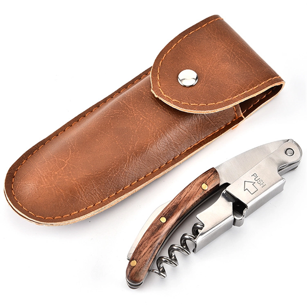 Wine and Beer Corkscrew Multi Tool With Sleeve - Wine and Beer Corkscrew Multi Tool With Sleeve - Image 0 of 4