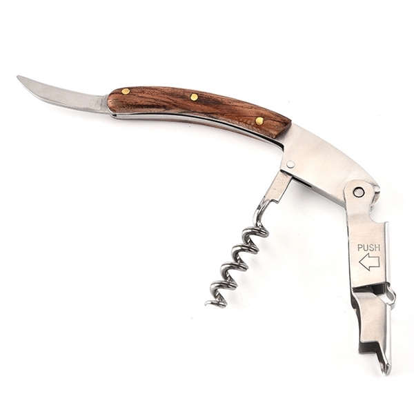 Wine and Beer Corkscrew Multi Tool With Sleeve - Wine and Beer Corkscrew Multi Tool With Sleeve - Image 1 of 4