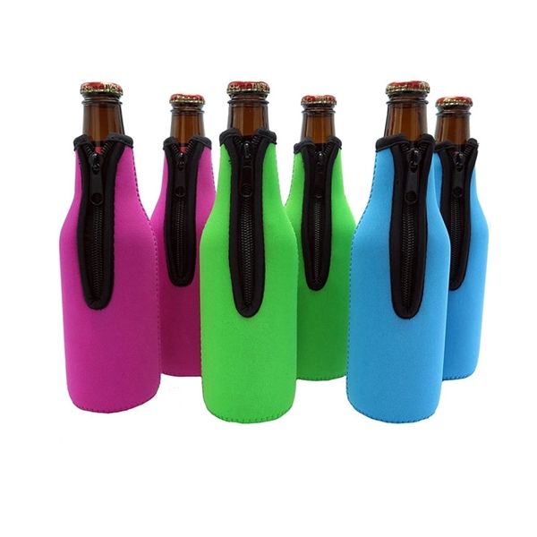Neoprene Beer Bottle Cooler - Neoprene Beer Bottle Cooler - Image 1 of 3