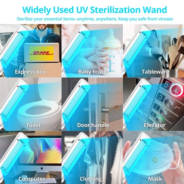 Foldable UV Light Sanitizer Wand - Foldable UV Light Sanitizer Wand - Image 6 of 6
