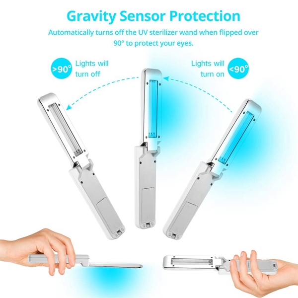 Foldable UV Light Sanitizer Wand - Foldable UV Light Sanitizer Wand - Image 3 of 6