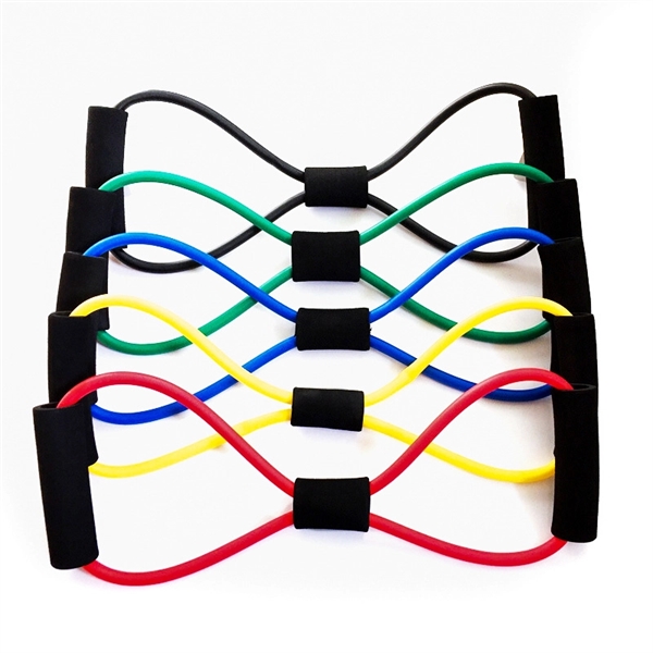 Fitness Resistance Band with Handles - Fitness Resistance Band with Handles - Image 0 of 5