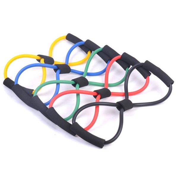 Fitness Resistance Band with Handles - Fitness Resistance Band with Handles - Image 1 of 5