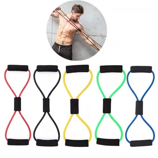 Fitness Resistance Band with Handles - Fitness Resistance Band with Handles - Image 2 of 5